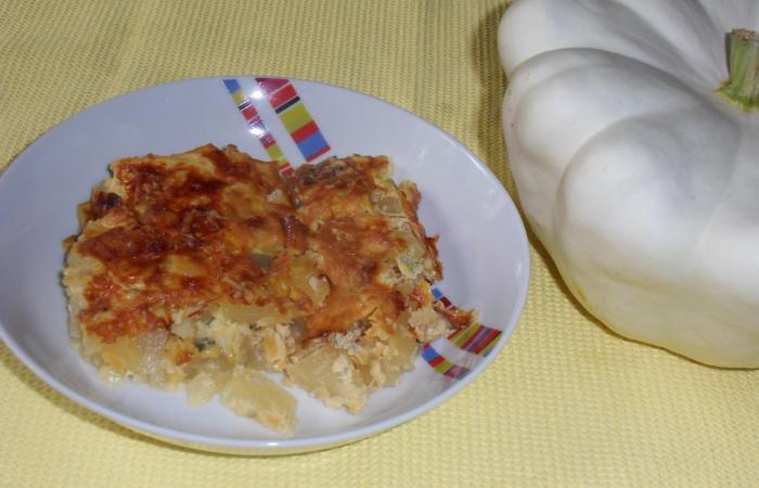 R�gime Dukan (recette minceur) : Gratin de  Patidou  #dukan https://www.proteinaute.com/recette-gratin-de-patidou-11600.html