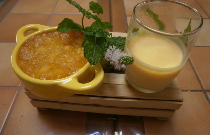 Régime Dukan (recette minceur) : Dessert safrané aux pommes et lait de poule #dukan https://www.proteinaute.com/recette-dessert-safrane-aux-pommes-et-lait-de-poule-11611.html