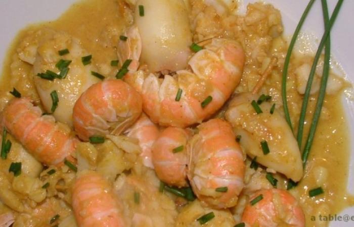 Rgime Dukan (recette minceur) : Curry de la mer #dukan https://www.proteinaute.com/recette-curry-de-la-mer-1167.html