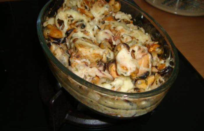 Régime Dukan (recette minceur) : Gratin de poissons et de fruits de mer #dukan https://www.proteinaute.com/recette-gratin-de-poissons-et-de-fruits-de-mer-11689.html