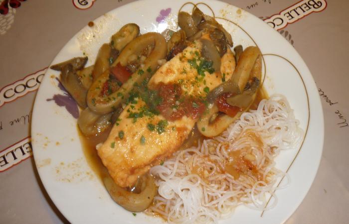 R�gime Dukan (recette minceur) : Fish and shiratakis #dukan https://www.proteinaute.com/recette-fish-and-shiratakis-11732.html