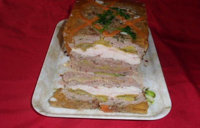 Terrine de poulet aux poireaux