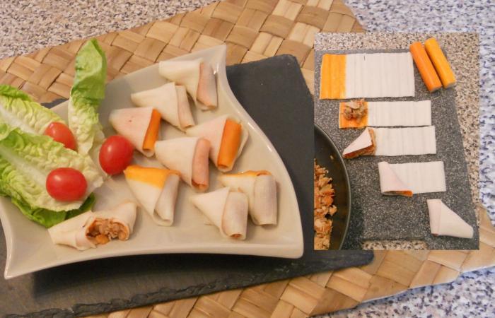 Régime Dukan (recette minceur) : Mini samoussas au thon et tomate #dukan https://www.proteinaute.com/recette-mini-samoussas-au-thon-et-tomate-11808.html