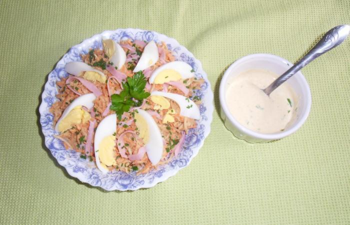 Régime Dukan (recette minceur) : Salade de céleri - rave et carotte  #dukan https://www.proteinaute.com/recette-salade-de-celeri-rave-et-carotte-11871.html