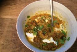 Recette Dukan : Curry de boeuf aux aubergines et courge butternut
