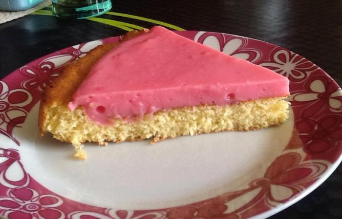 Régime Dukan (recette minceur) : Crème à la framboise sur fond de tarte  #dukan https://www.proteinaute.com/recette-creme-a-la-framboise-sur-fond-de-tarte-11898.html