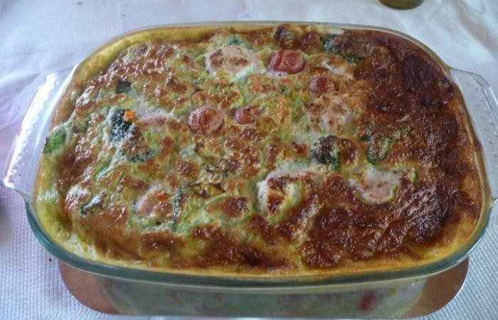 R�gime Dukan (recette minceur) : Gratin de dinde aux petits l�gumes #dukan https://www.proteinaute.com/recette-gratin-de-dinde-aux-petits-legumes-1191.html
