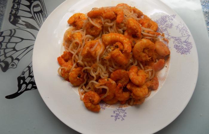 Konjac aux crevettes