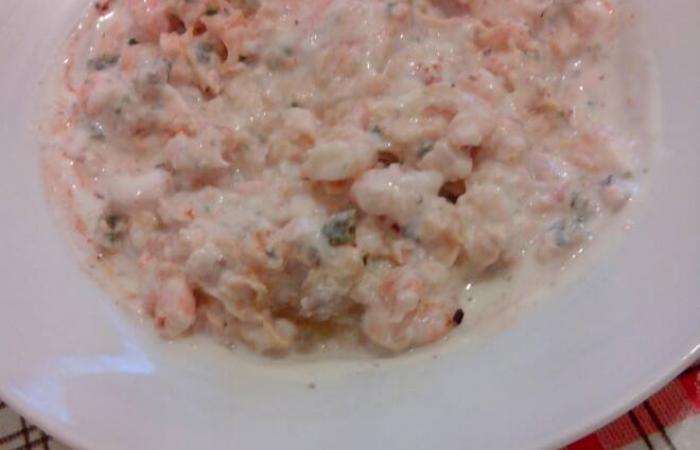 Rgime Dukan (recette minceur) : Crevette et saumon rmoulade #dukan https://www.proteinaute.com/recette-crevette-et-saumon-remoulade-11981.html
