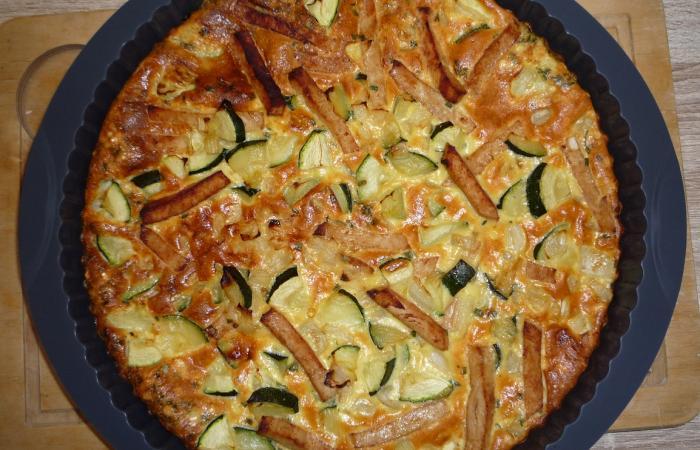 Régime Dukan (recette minceur) : Quiche au poulet  à la provençale #dukan https://www.proteinaute.com/recette-quiche-au-poulet-a-la-provencale-12025.html