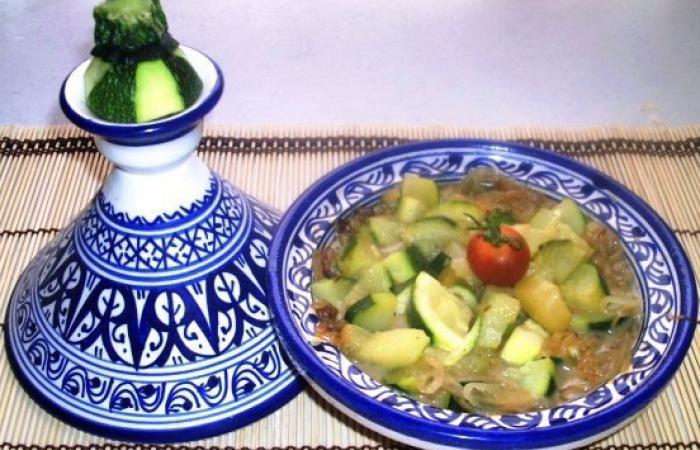 Tajine de courgette � l'oeuf aux 4 �pices