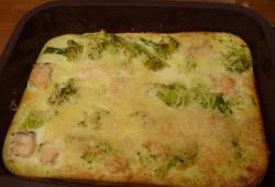 Rgime Dukan, la recette Quiche sans pte saumon/cabillaud/brocolis