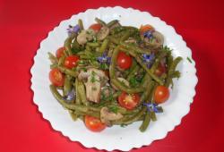 Recette Dukan : Salade de haricots vert et champignons