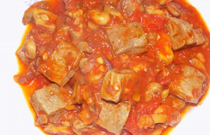 R�gime Dukan (recette minceur) : Saut� de veau marengo #dukan https://www.proteinaute.com/recette-saute-de-veau-marengo-12096.html