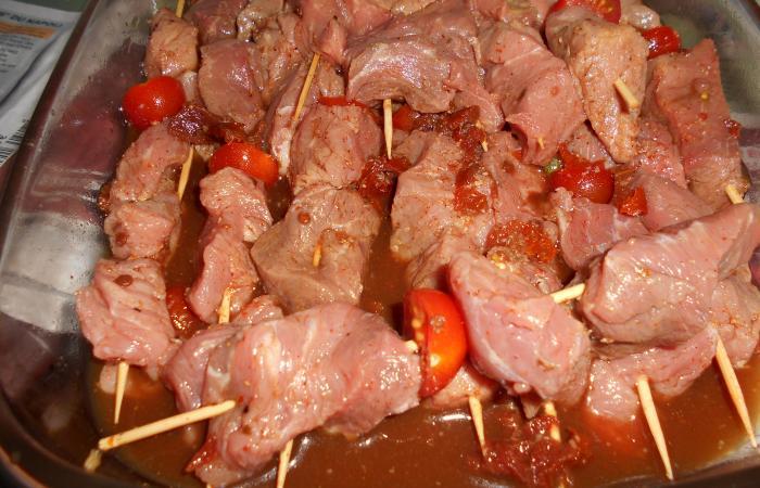 Régime Dukan (recette minceur) : Brochette et sa marinade #dukan https://www.proteinaute.com/recette-brochette-et-sa-marinade-12119.html