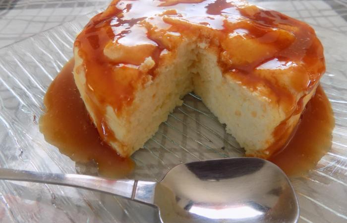 Régime Dukan (recette minceur) : Cheesecake caramel #dukan https://www.proteinaute.com/recette-cheesecake-caramel-12200.html
