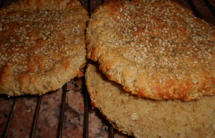 Régime Dukan (recette minceur) : Pain Sandwich au sésame #dukan https://www.proteinaute.com/recette-pain-sandwich-au-sesame-12216.html