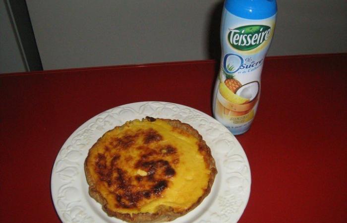 R�gime Dukan (recette minceur) : Tarte ananas coco #dukan https://www.proteinaute.com/recette-tarte-ananas-coco-1223.html