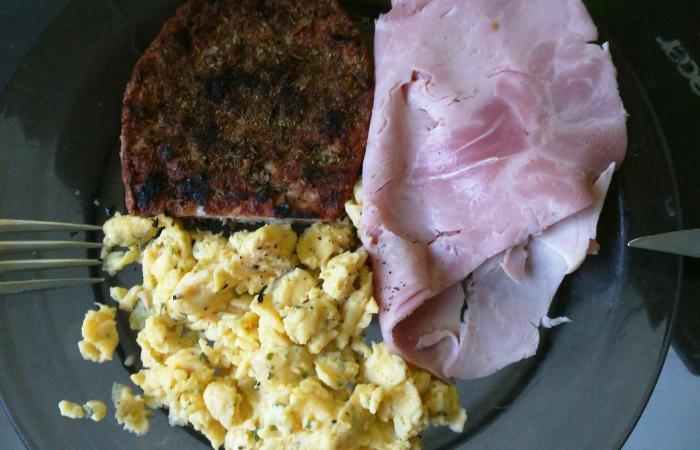 Régime Dukan (recette minceur) : Petit déjeuner salé #dukan https://www.proteinaute.com/recette-petit-dejeuner-sale-12247.html