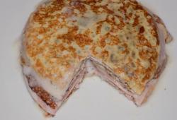 Recette Dukan : Gateau de crpes au  jambon