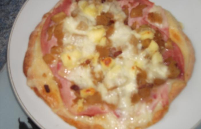 Rgime Dukan (recette minceur) : Pizza savoyarde ou presque... #dukan https://www.proteinaute.com/recette-pizza-savoyarde-ou-presque-12427.html