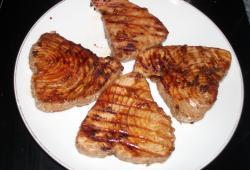 Photo Dukan Steaks de thon marinés et grillés