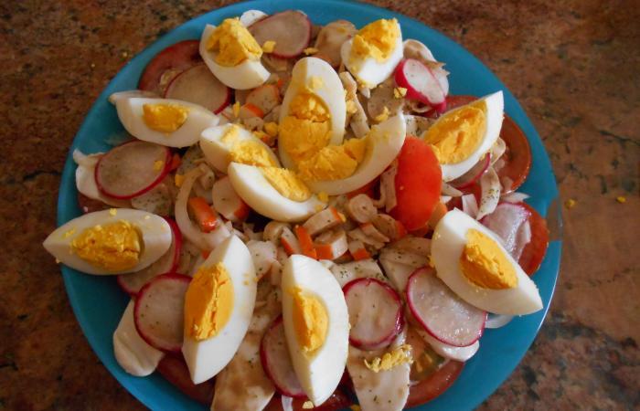Rgime Dukan (recette minceur) : Salade Fracheur #dukan https://www.proteinaute.com/recette-salade-fraicheur-12435.html