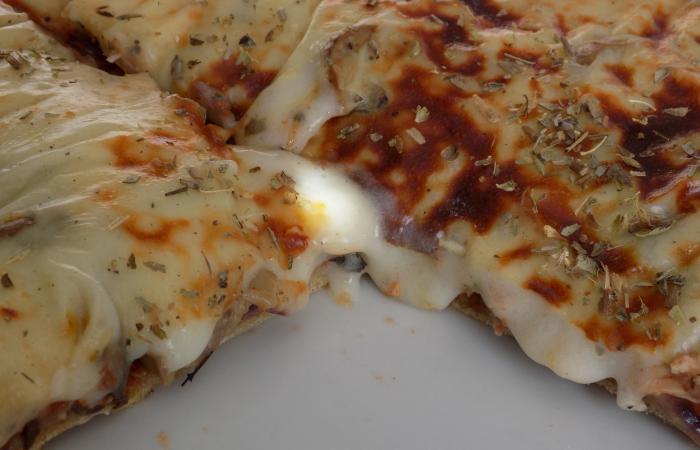 Pizza au poulet 