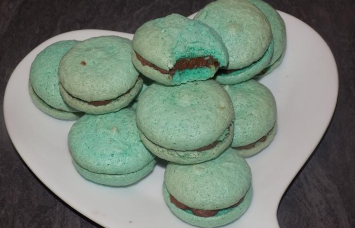Régime Dukan (recette minceur) : Macarons chocolat #dukan https://www.proteinaute.com/recette-macarons-chocolat-12462.html
