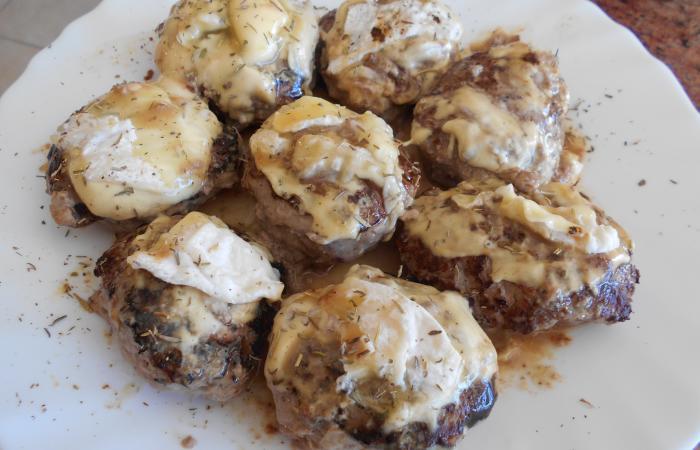 Régime Dukan (recette minceur) : Steaks Montagnards #dukan https://www.proteinaute.com/recette-steaks-montagnards-12523.html