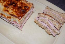 Recette Dukan : Croc'cake jambon-fromage 
