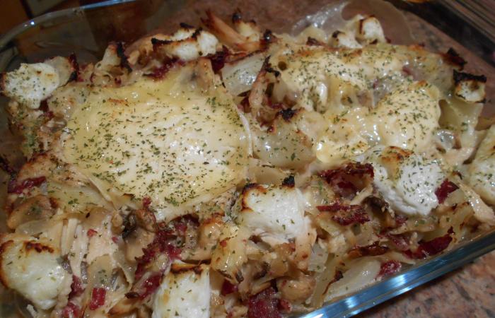 R�gime Dukan (recette minceur) : Tartiflette l�g�re #dukan https://www.proteinaute.com/recette-tartiflette-legere-12626.html