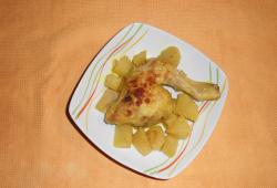 Recette Dukan : Cuisse de poulet au navet 