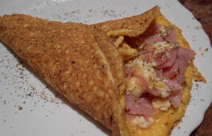 R�gime Dukan (recette minceur) : C�ne au Bacon et Fromage #dukan https://www.proteinaute.com/recette-cone-au-bacon-et-fromage-12692.html