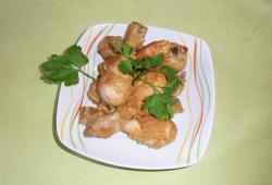 Recette Dukan : Pilons de poulet curry soja 
