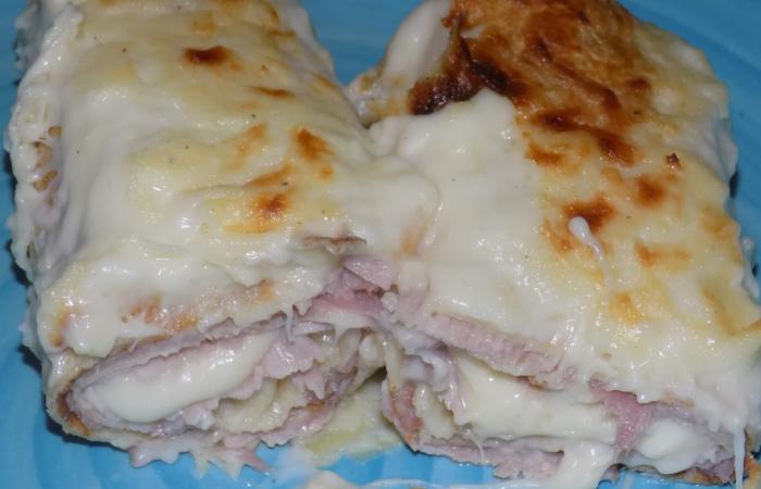R�gime Dukan (recette minceur) : Cr�pes jambon/fromage #dukan https://www.proteinaute.com/recette-crepes-jambon-fromage-12865.html