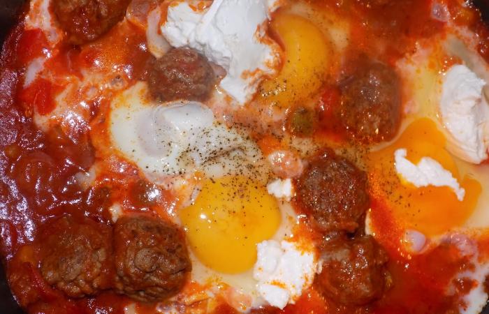 R�gime Dukan (recette minceur) : Tajine de keftas aux oeufs #dukan https://www.proteinaute.com/recette-tajine-de-keftas-aux-oeufs-12883.html