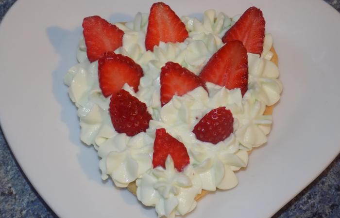 R�gime Dukan (recette minceur) : Sabl� coeur fraise-pistache  #dukan https://www.proteinaute.com/recette-sable-coeur-fraise-pistache-12887.html