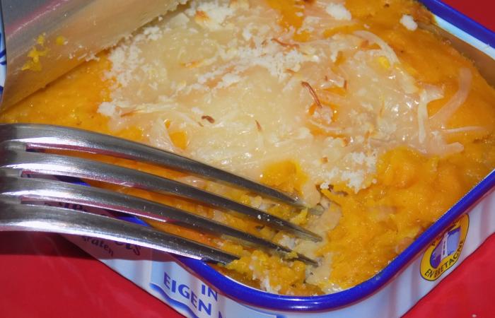Régime Dukan (recette minceur) : Gratin de potiron aux sardines pimentées #dukan https://www.proteinaute.com/recette-gratin-de-potiron-aux-sardines-pimentees-12905.html