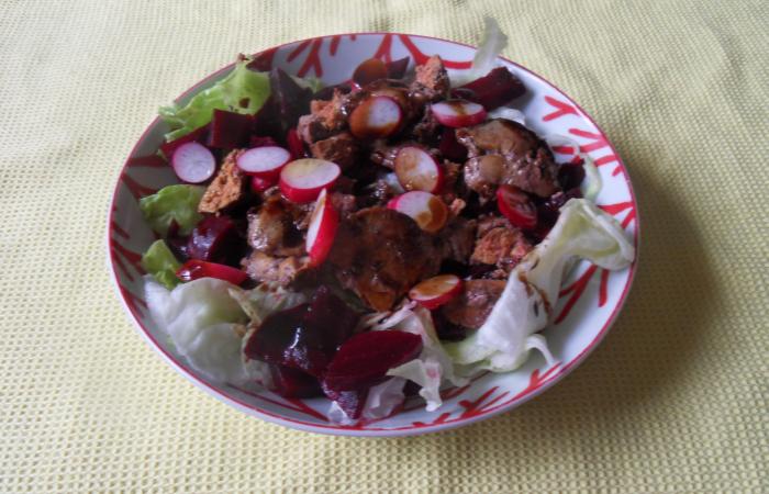 Régime Dukan (recette minceur) : Salade de foie de volaille  #dukan https://www.proteinaute.com/recette-salade-de-foie-de-volaille-12943.html