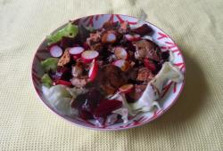 Recette Dukan : Salade de foie de volaille 