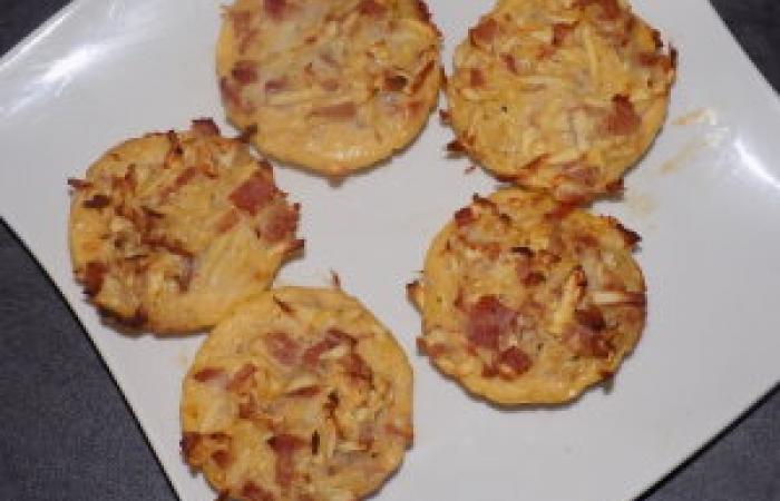 Régime Dukan (recette minceur) : Muffins jambon panais #dukan https://www.proteinaute.com/recette-muffins-jambon-panais-13049.html