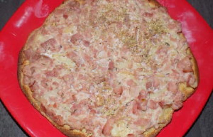 Rgime Dukan (recette minceur) : Pizza sans fromage #dukan https://www.proteinaute.com/recette-pizza-sans-fromage-13054.html