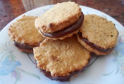 Recette Dukan : Biscuits fourrés au chocolat