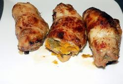 Recette Dukan : Cuisses de poulet farcies aux poivrons