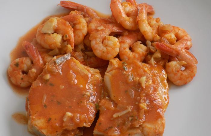 Régime Dukan (recette minceur) : Crevettes et cabillaud à la diable #dukan https://www.proteinaute.com/recette-crevettes-et-cabillaud-a-la-diable-13102.html