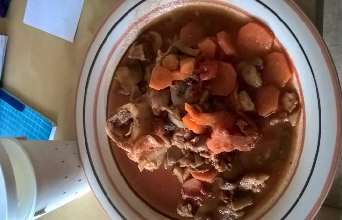 R�gime Dukan (recette minceur) : Osso-bucco de veau et ses pseudo p�tes  #dukan https://www.proteinaute.com/recette-osso-bucco-de-veau-et-ses-pseudo-pates-13109.html