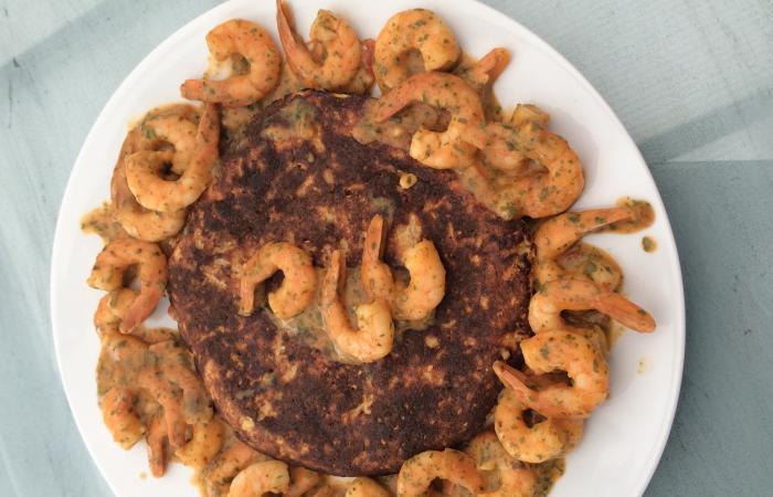 Régime Dukan (recette minceur) : Crevettes sauce couleur orage #dukan https://www.proteinaute.com/recette-crevettes-sauce-couleur-orage-13305.html