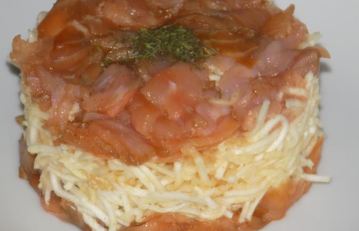 Tartare de c�leri au saumon