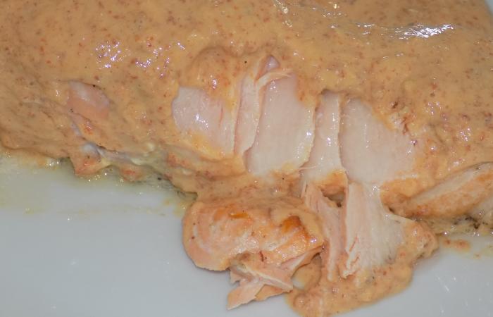 Rgime Dukan (recette minceur) : Saumon sauce crmeuse au chorizo #dukan https://www.proteinaute.com/recette-saumon-sauce-cremeuse-au-chorizo-13339.html